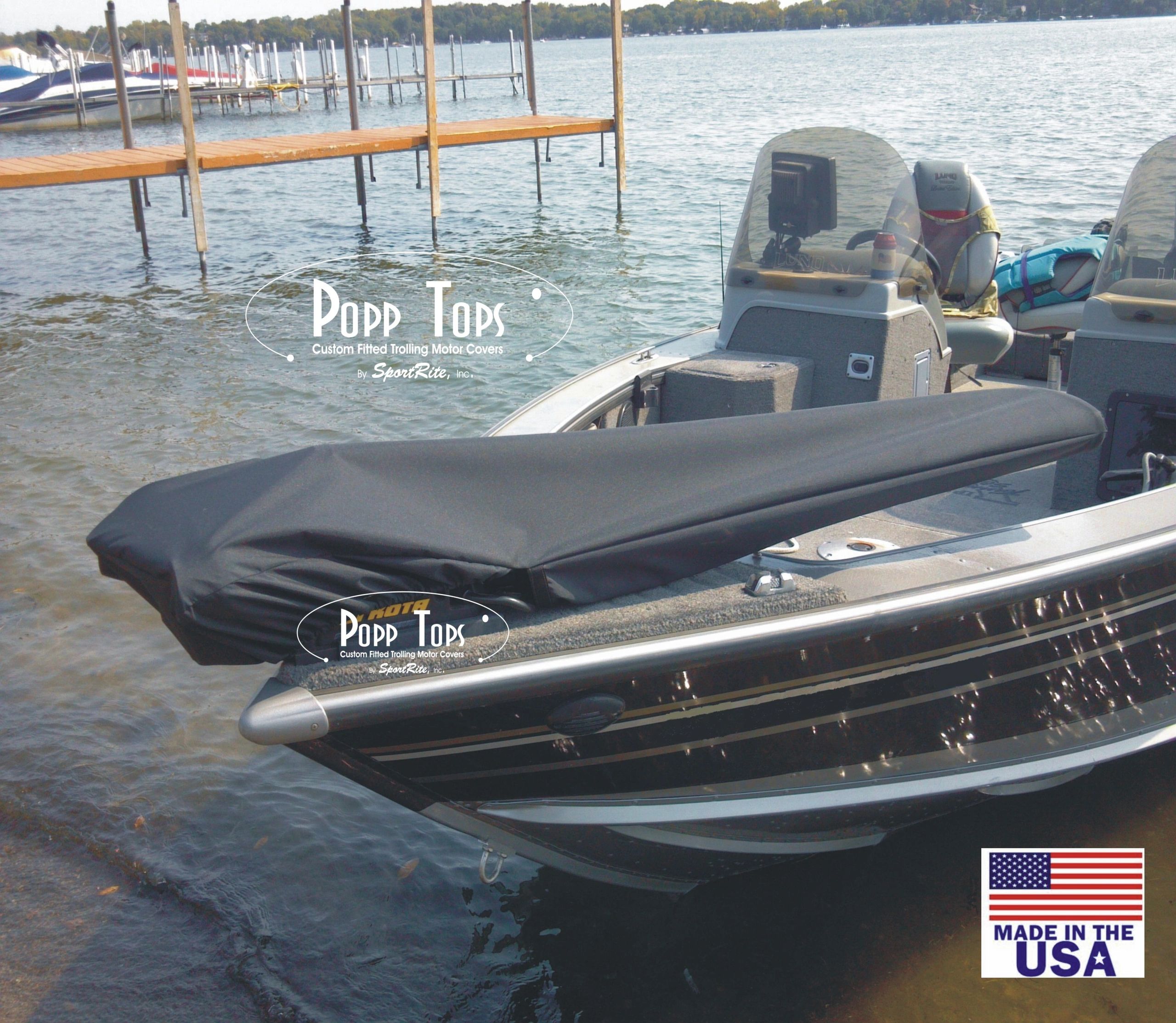 HighQuality Trolling Motor Covers PoppTops Custom Covers